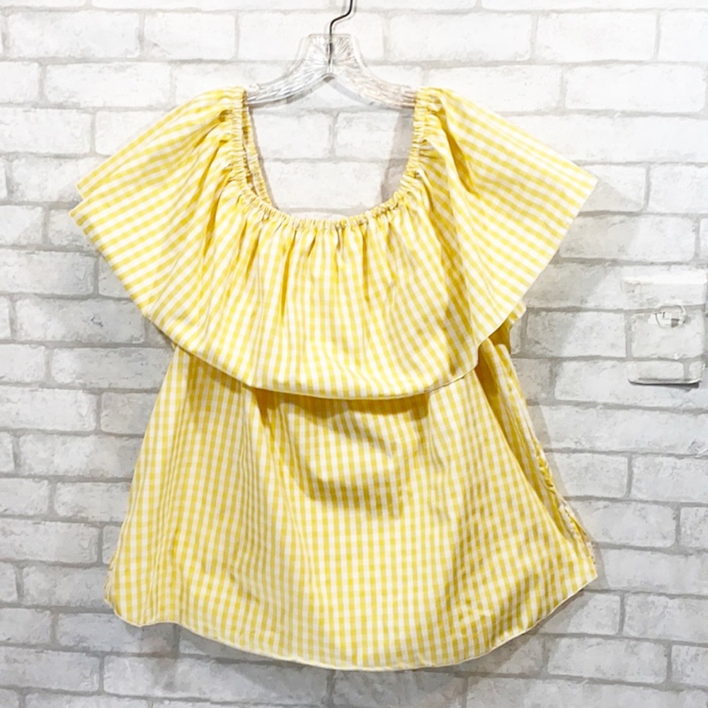 Ashley Nell Tipton stripe over the shoulder top 1x